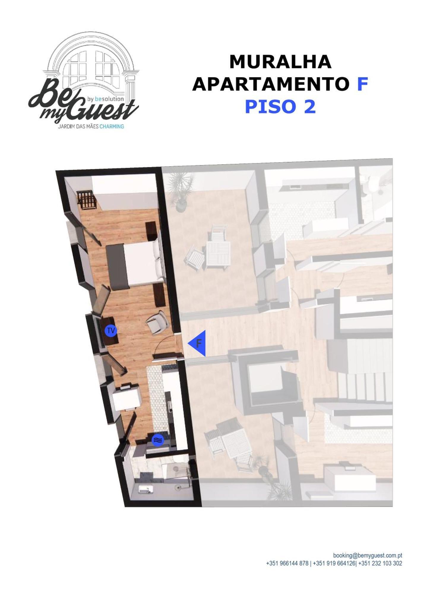 Bemyguest - Loft Guest House Jardim Das Maes Charming Viseu Exteriör bild